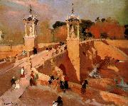 Joaquin Sorolla Valencia Bridge oil painting picture wholesale